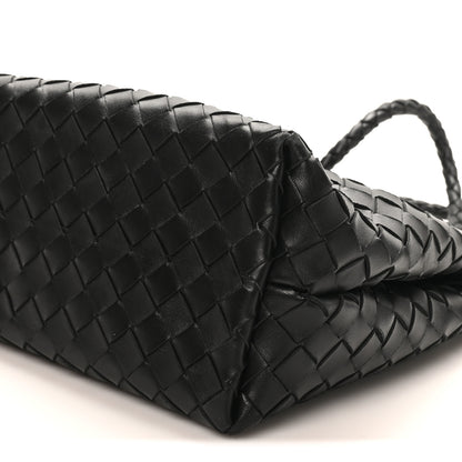 Bottega Veneta Nappa Intrecciato Medium Andiamo Shoulder Bag Black 9 of 9