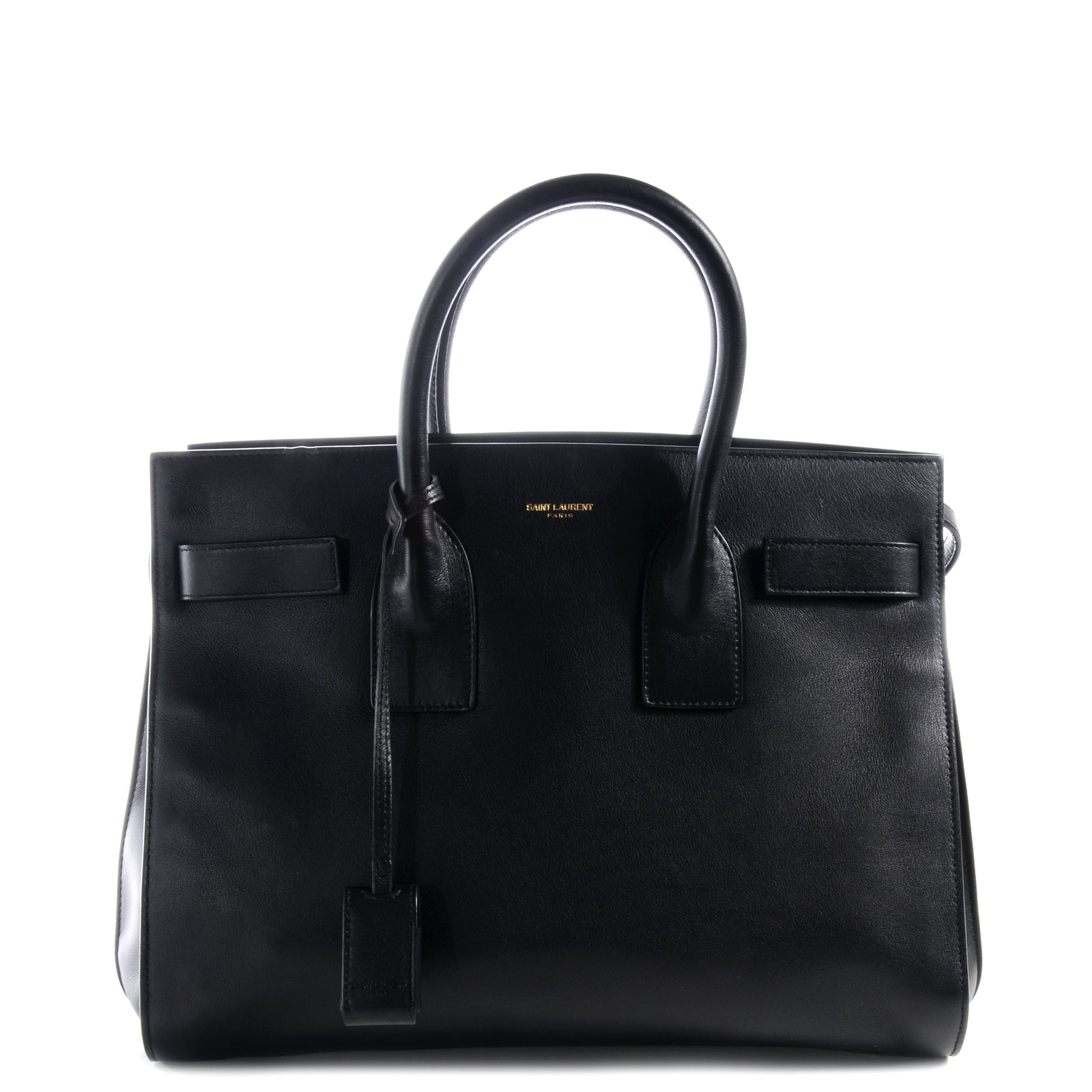 Saint Laurent Leather Small Sac de Jour Black 1 of 9