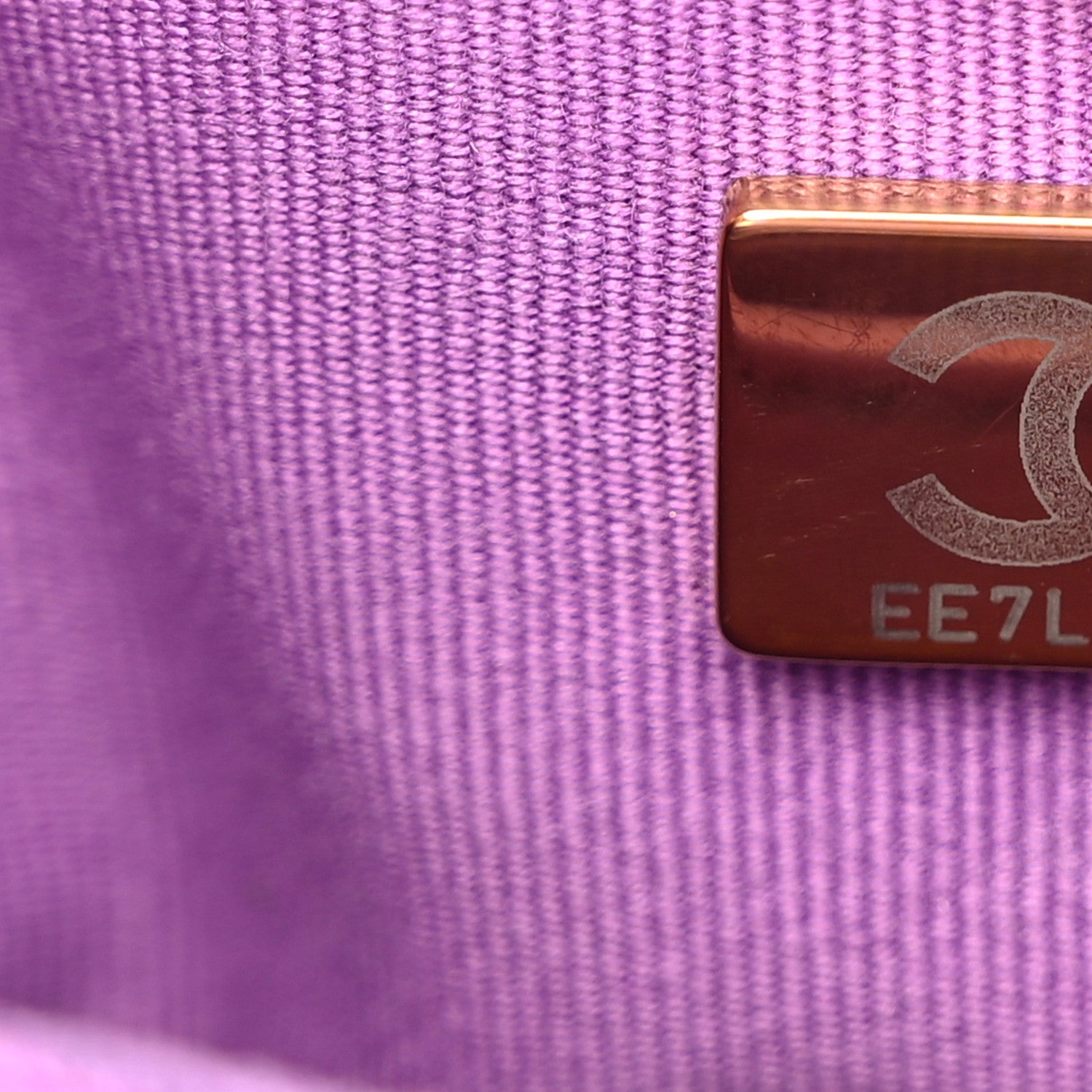 Chanel Lambskin Quilted Small CC Funky Town Flap Purple 7 of 10