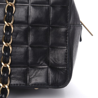 Chanel Calfskin Quilted CC Chocolate Bar Shoulder Bag Black 16 of 16