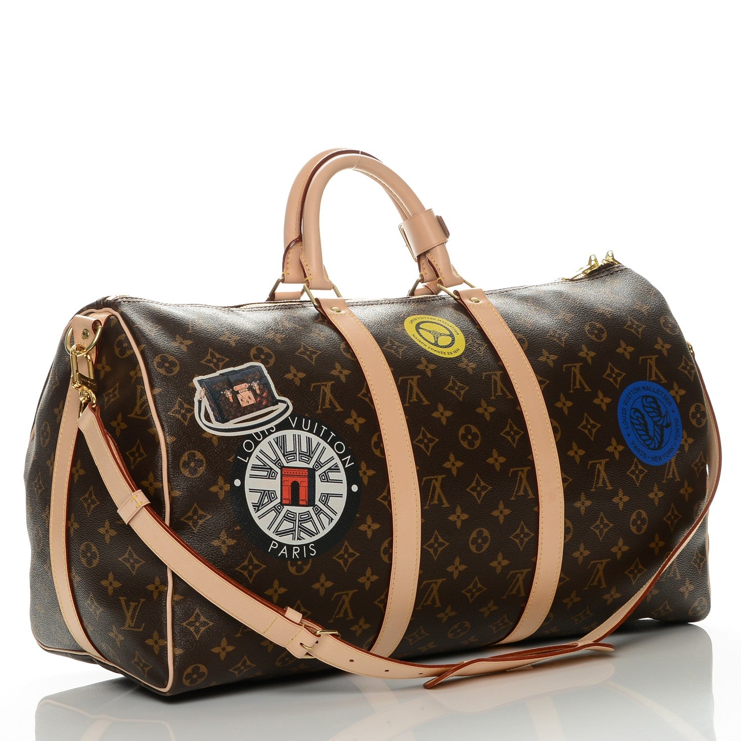 Louis Vuitton Monogram World Tour Keepall Bandouliere 50 3 of 7