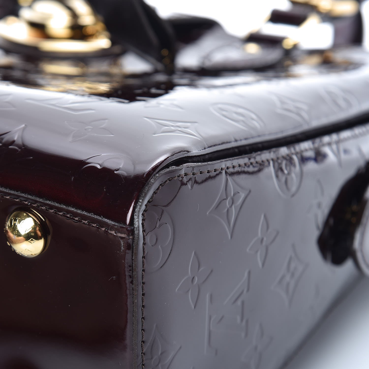 Louis Vuitton Vernis Melrose Avenue Amarante 10 of 12