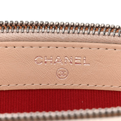 Chanel Aged Calfskin Quilted Small Gabrielle Clutch With Chain Beige Black 7 of 14