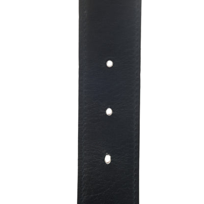 Hermes Box Togo 32mm Belt Strap 95 Black Gold 5 of 6