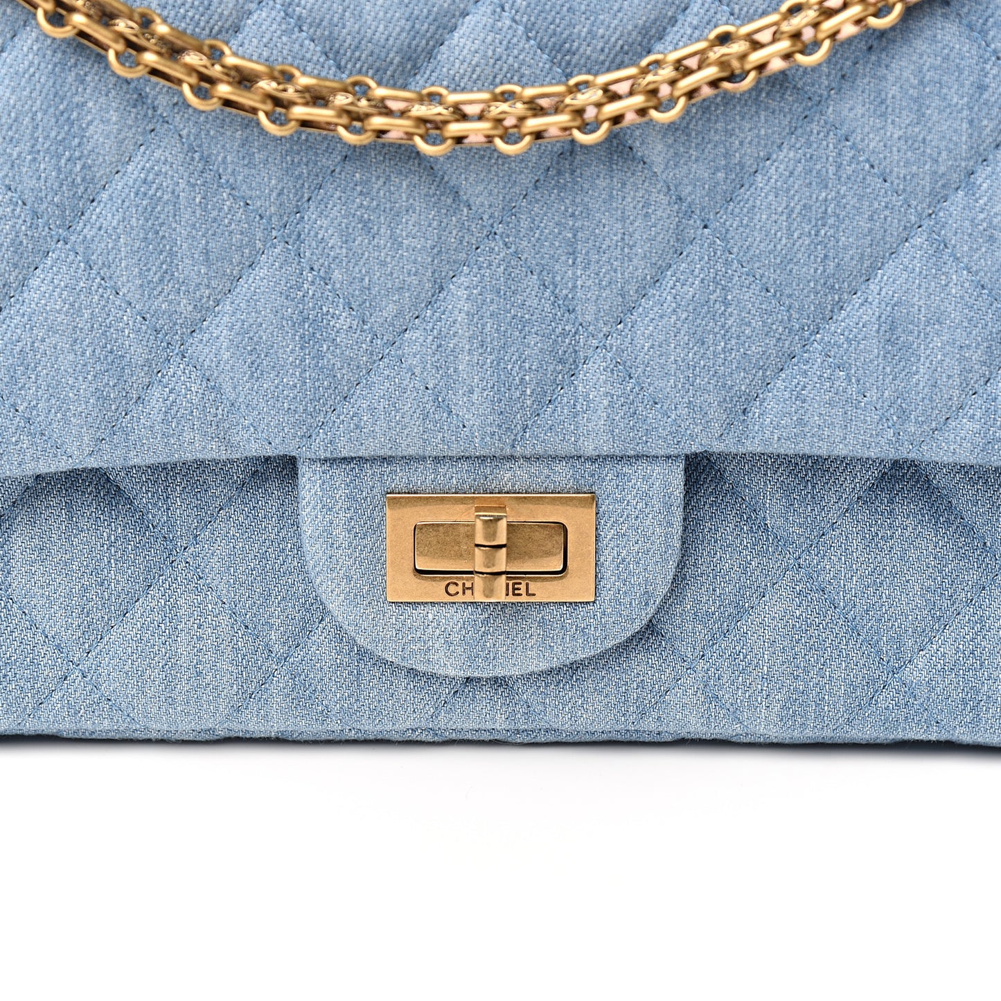 Denim Quilted 2.55 Reissue 225 Flap Blue