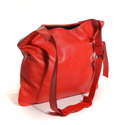 Balenciaga Agneau Giant 21 Silver Hardware Besace Hobo Vermillion 3 of 10