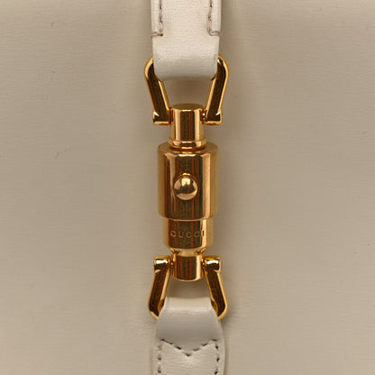 Gucci Boarded Dyana Lux Calfskin Mini Jackie 1961 Hobo Mystic White 15 of 15