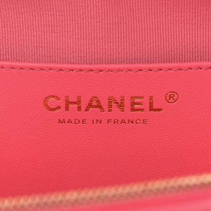 Chanel Lambskin Quilted CC In Love Heart Bag Pink 6 of 12