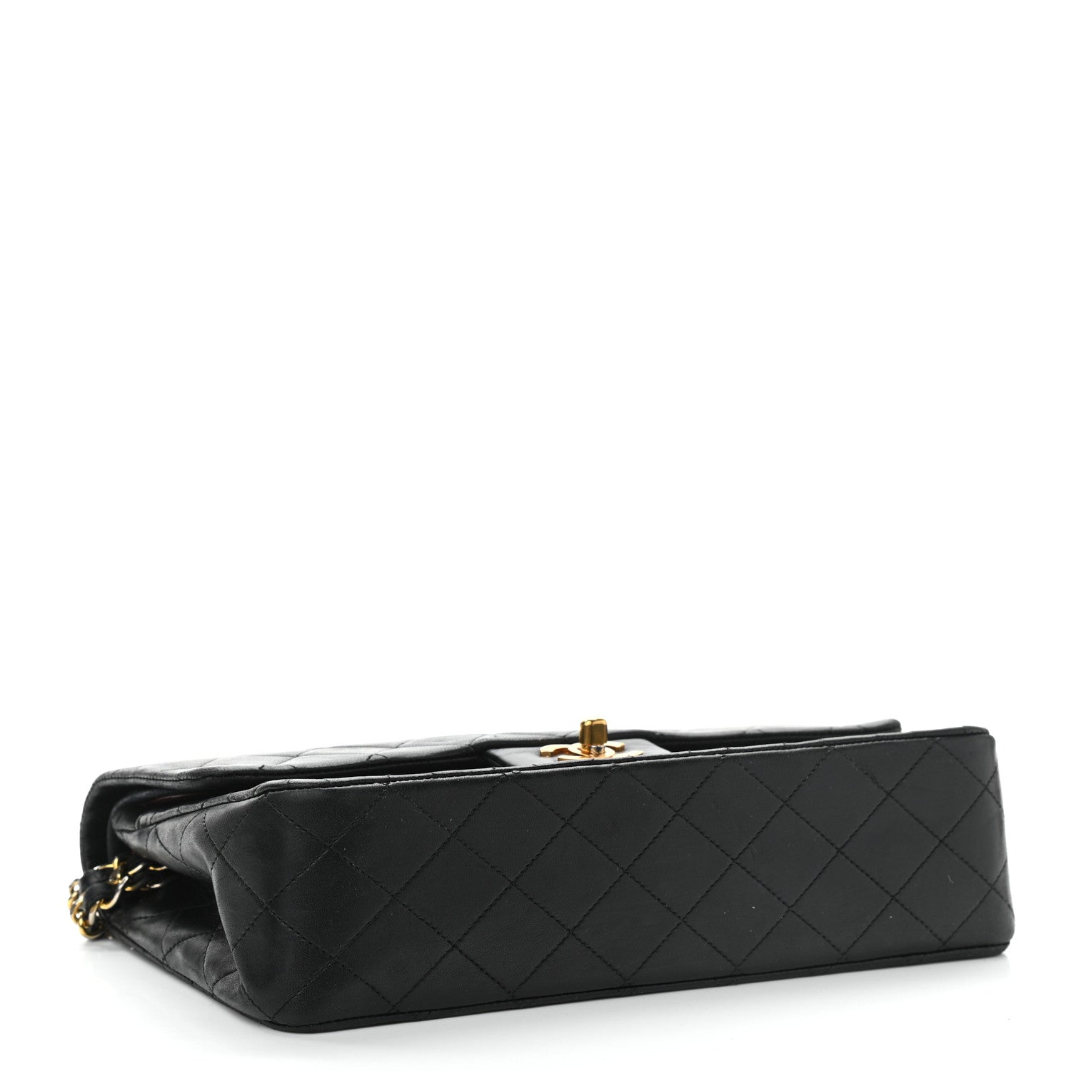 Chanel Lambskin Quilted Medium Double Flap Black 4 of 18