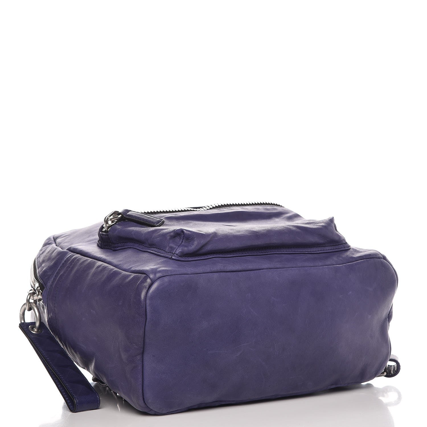 MCM Lambskin Medium Tumbler Backpack Purple 4 of 12