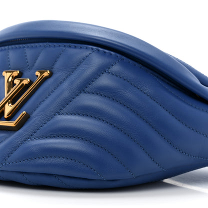 Louis Vuitton Calfskin New Wave Bumbag Blue Neon 7 of 10