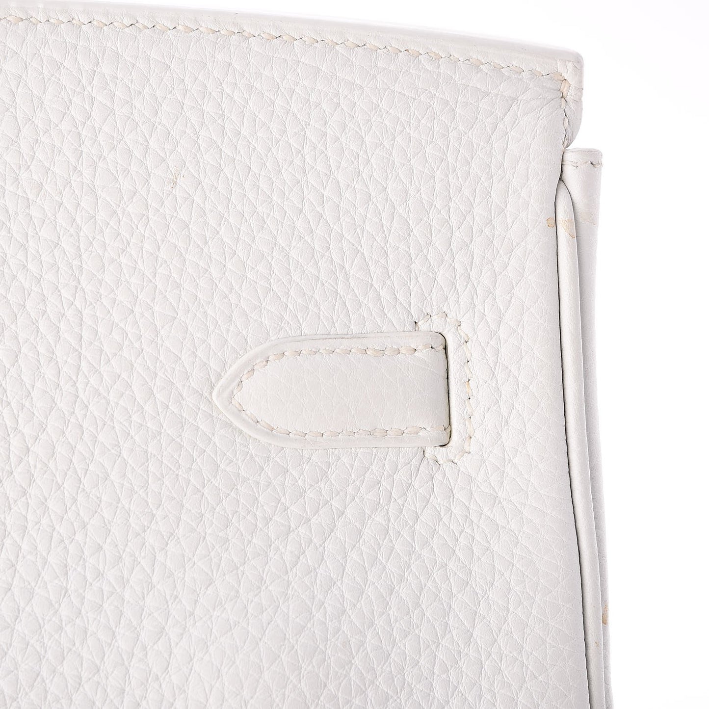 Taurillon Clemence Birkin 35 White