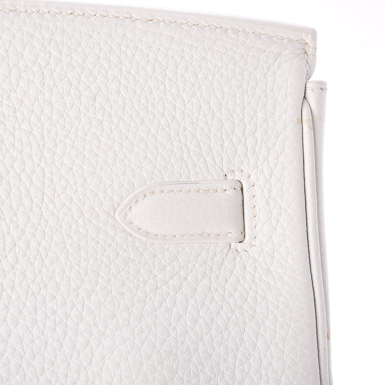 Hermes Taurillon Clemence Birkin 35 White 31 of 33