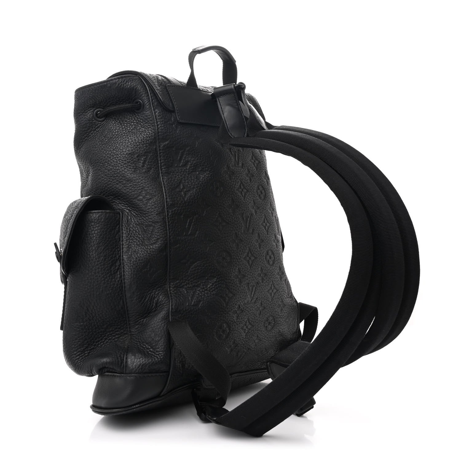 Louis Vuitton Taurillon Monogram Christopher PM Backpack Black 3 of 9