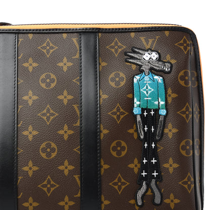 Louis Vuitton Monogram Embroidered Cartoon LV Friends Keepall Pouch 10 of 10