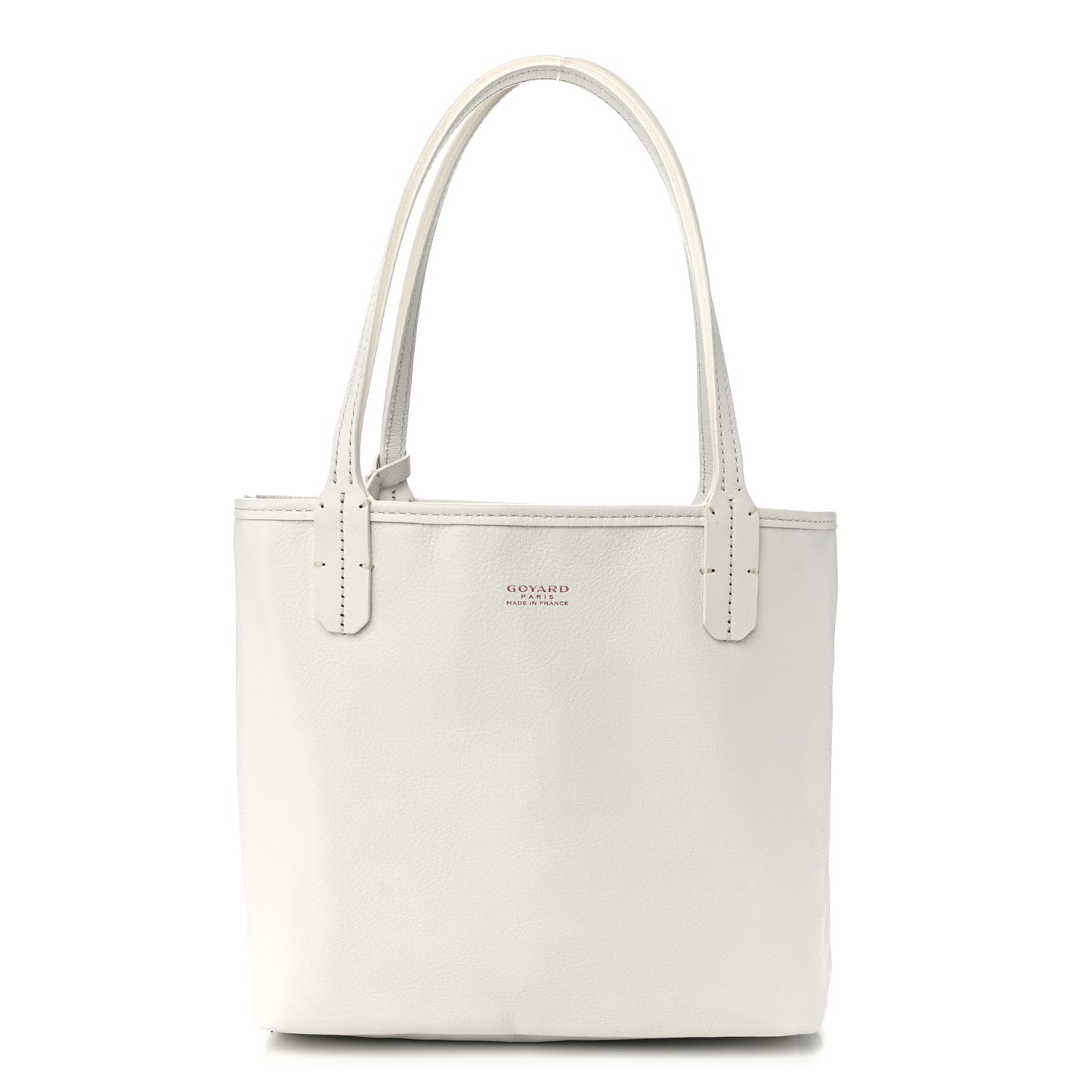 Goyardine Reversible Mini Anjou White