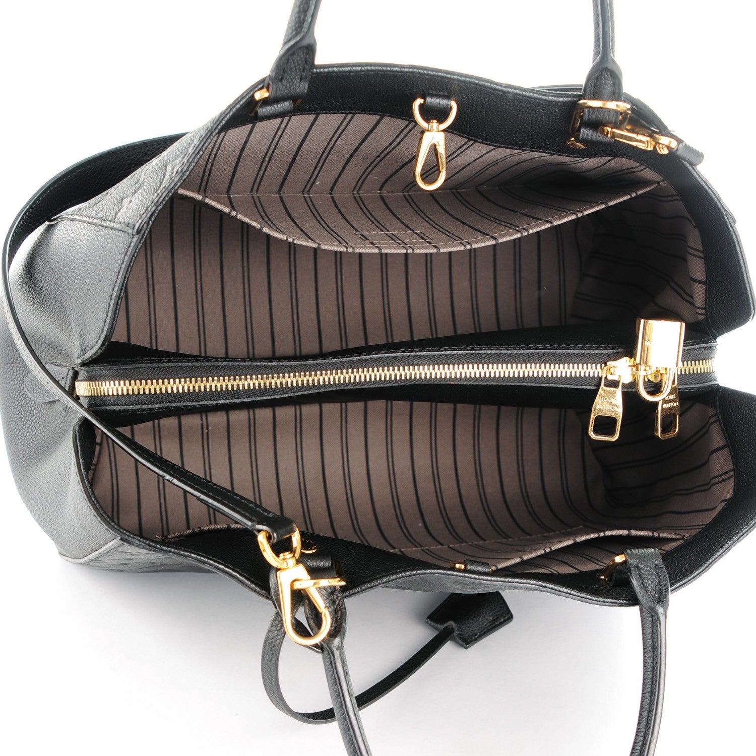Louis Vuitton Empreinte Montaigne GM Black 5 of 9