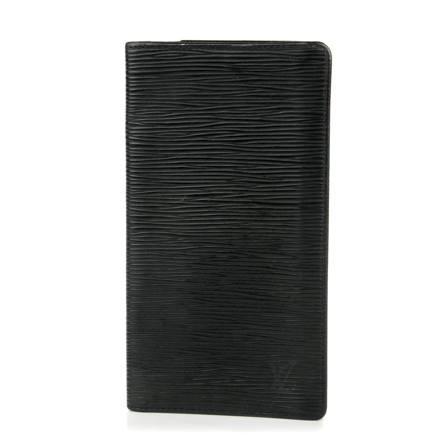 Epi Checkbook Organizer Wallet Black