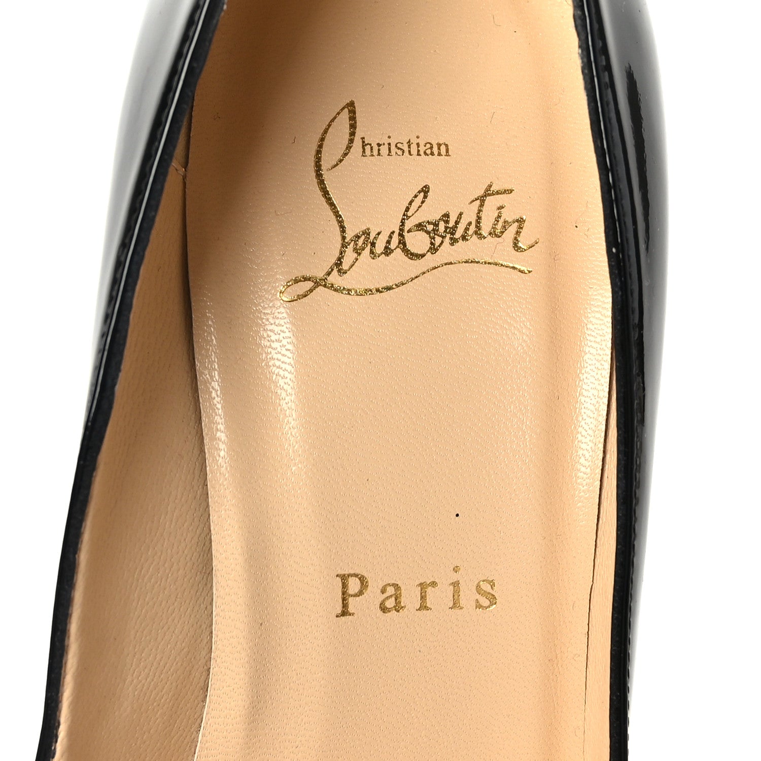 Christian Louboutin Patent Corneille 100 Pumps 38 Black 6 of 7