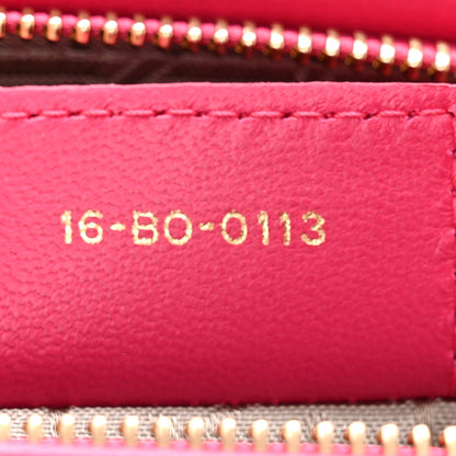 Christian Dior Lambskin Cannage Large Lady Dior Fuchsia 7 of 10