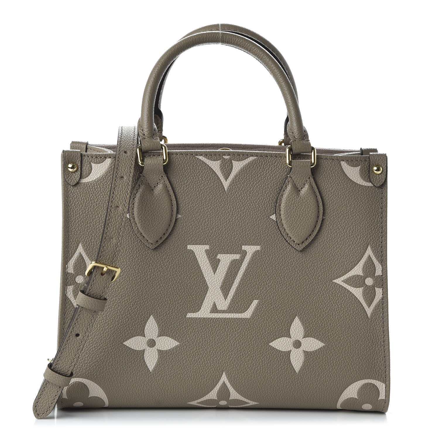 Louis Vuitton Empreinte Monogram Giant Onthego PM Tourterelle Creme 1 of 8