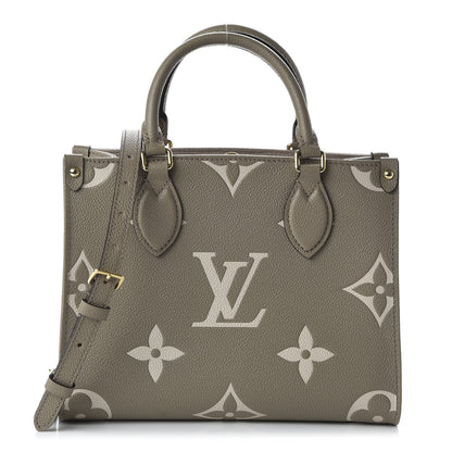 Louis Vuitton Empreinte Monogram Giant Onthego PM Tourterelle Creme 1 of 8