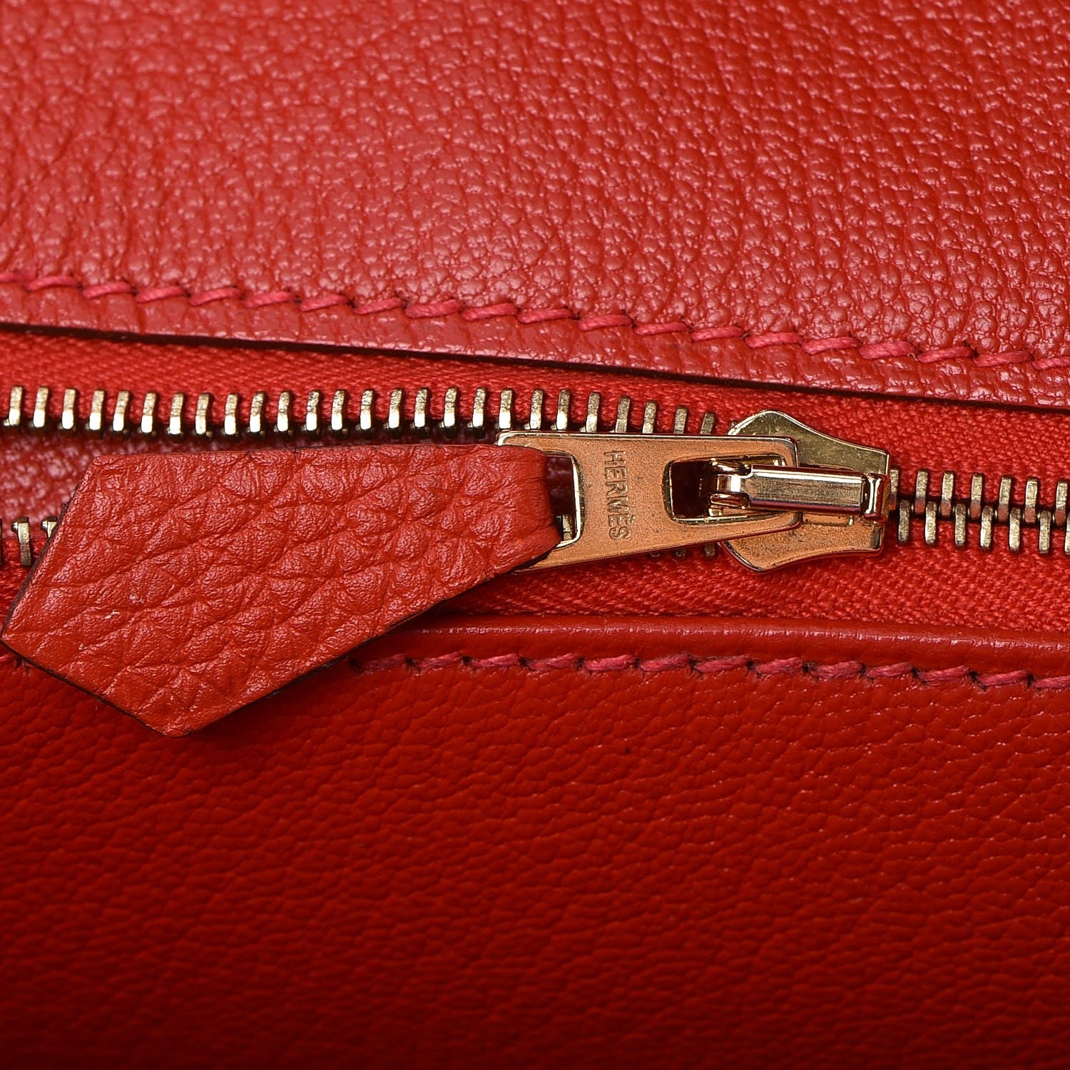Hermes Togo Birkin 35 Rouge Casaque 14 of 29