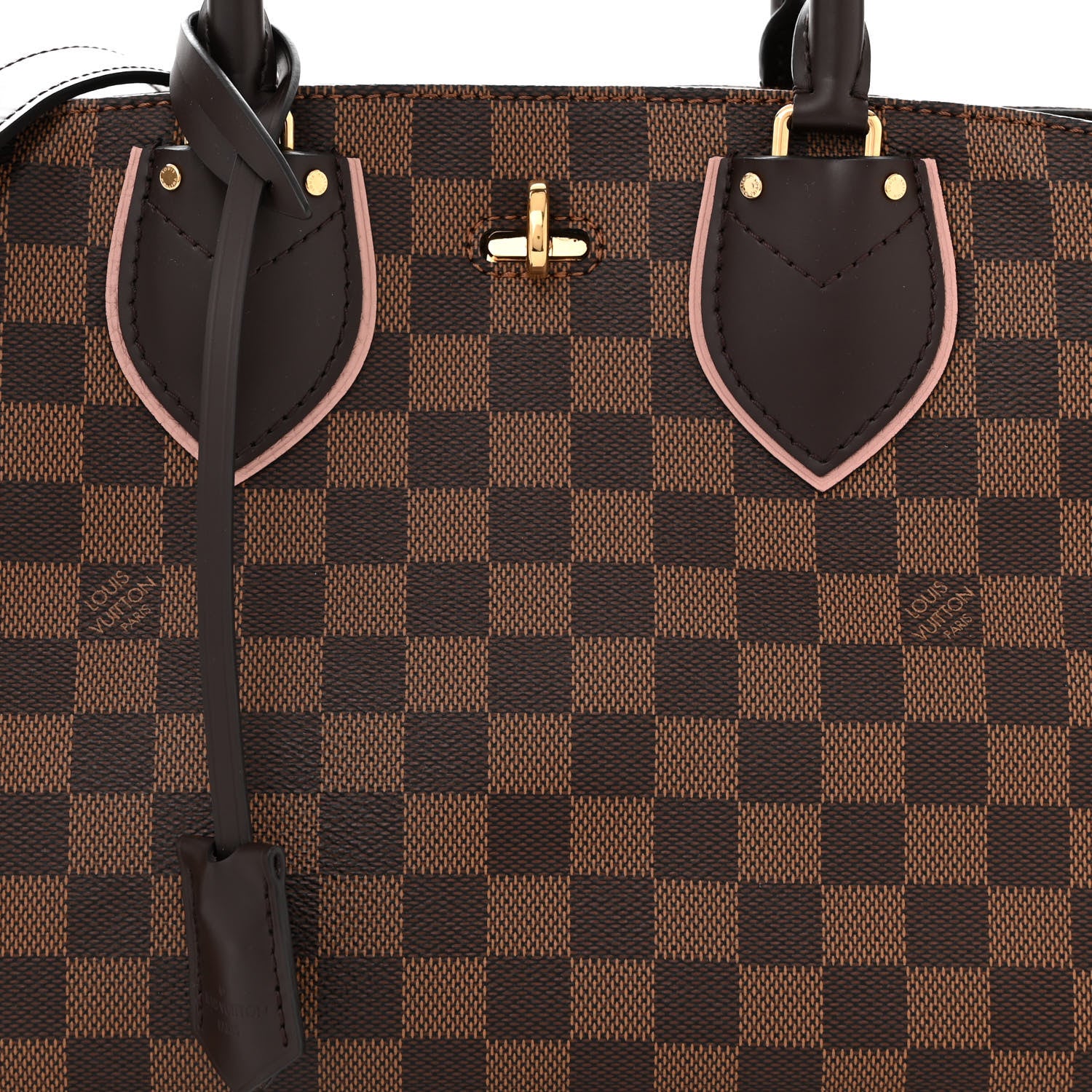 Louis Vuitton Cuir Taurillon Damier Ebene Normandy Magnolia 8 of 11