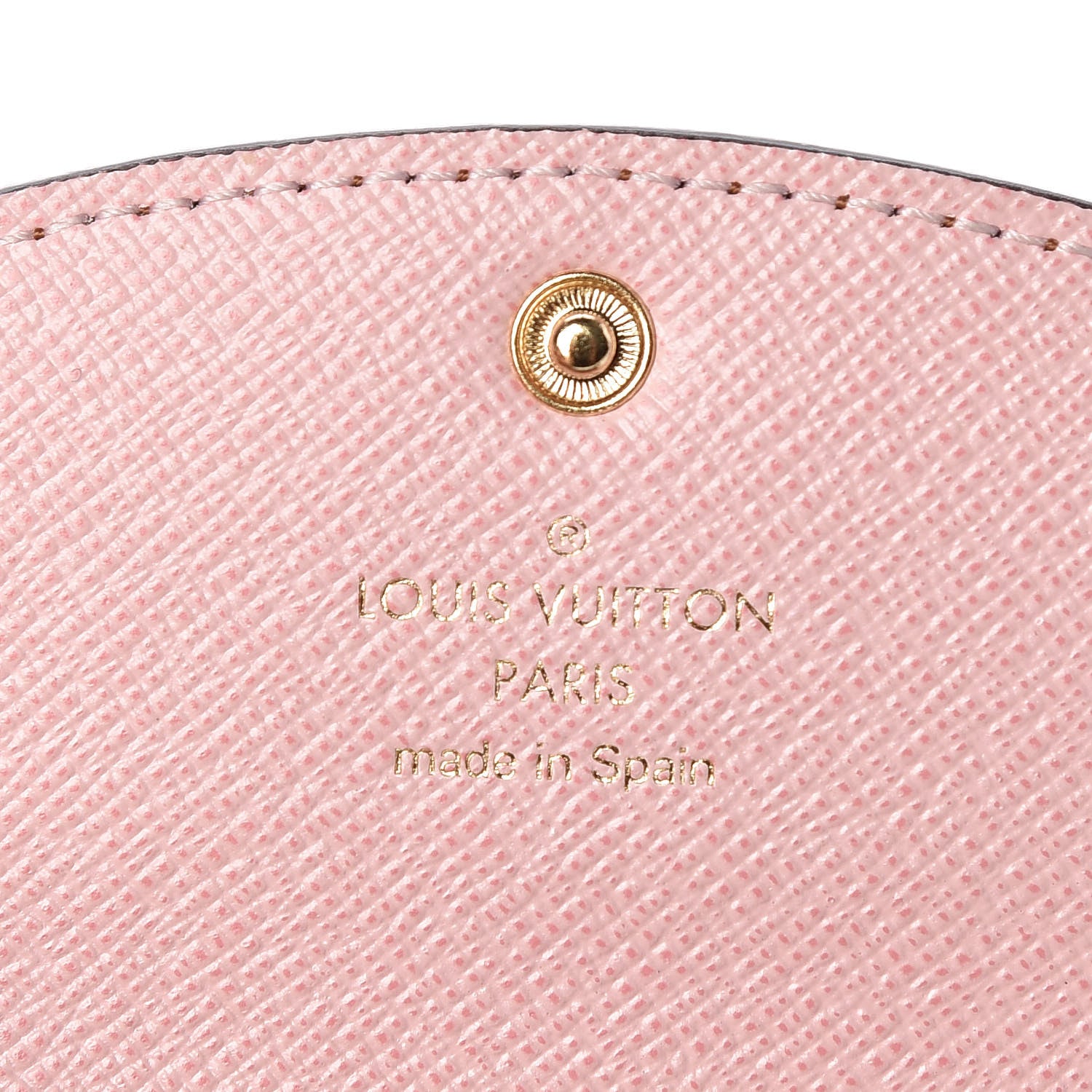 Louis Vuitton Damier Ebene Rosalie Coin Purse Rose Ballerine 5 of 7