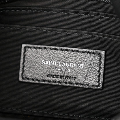 Saint Laurent Grain De Poudre Monogram Toy West Hollywood Fold-Over Bag Black 6 of 10