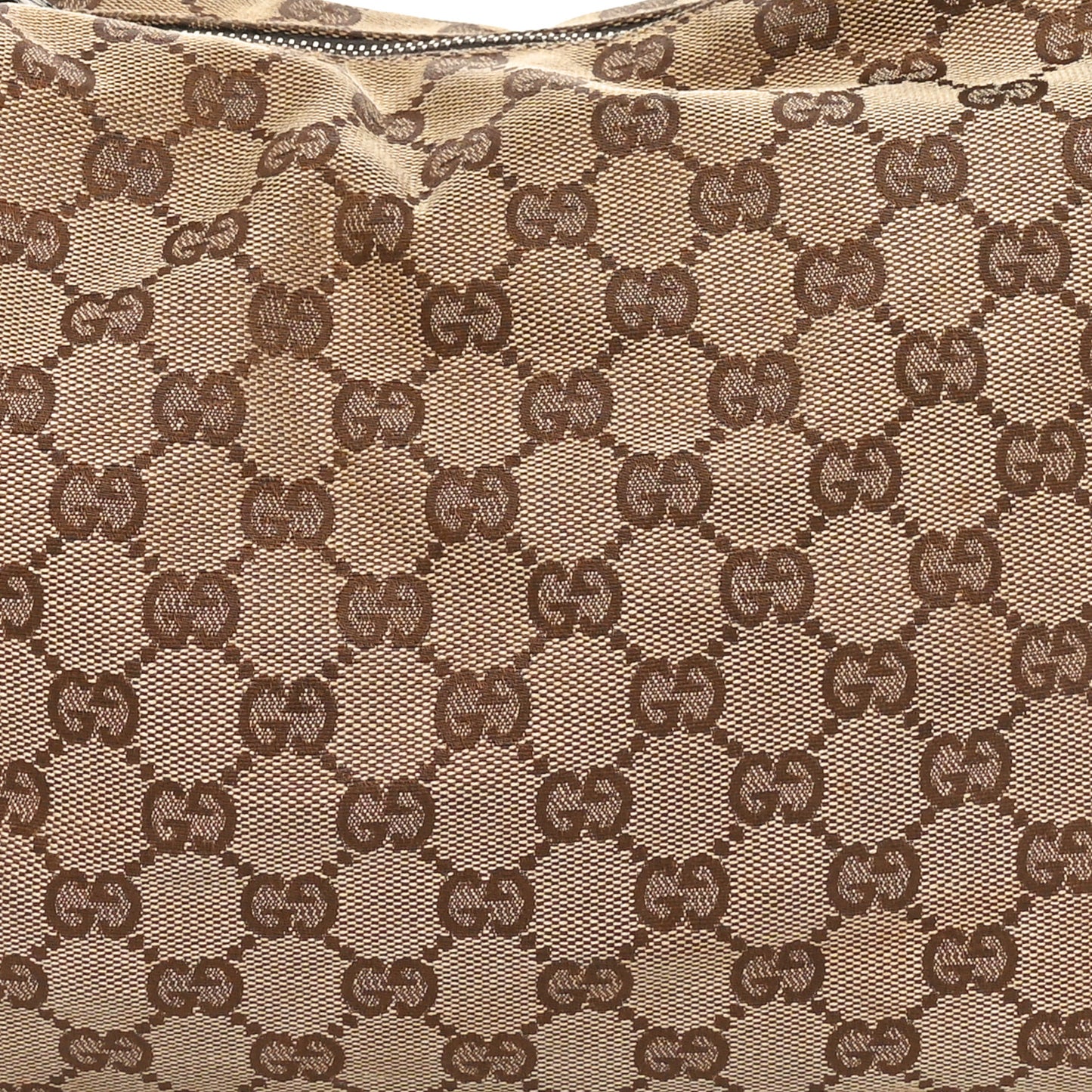 Monogram Medium Horsebit Chain Hobo Dark Brown