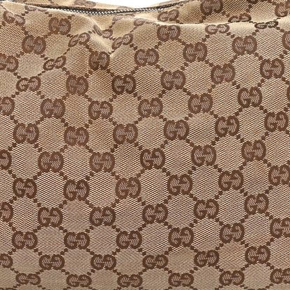 Gucci Monogram Medium Horsebit Chain Hobo Dark Brown 8 of 12