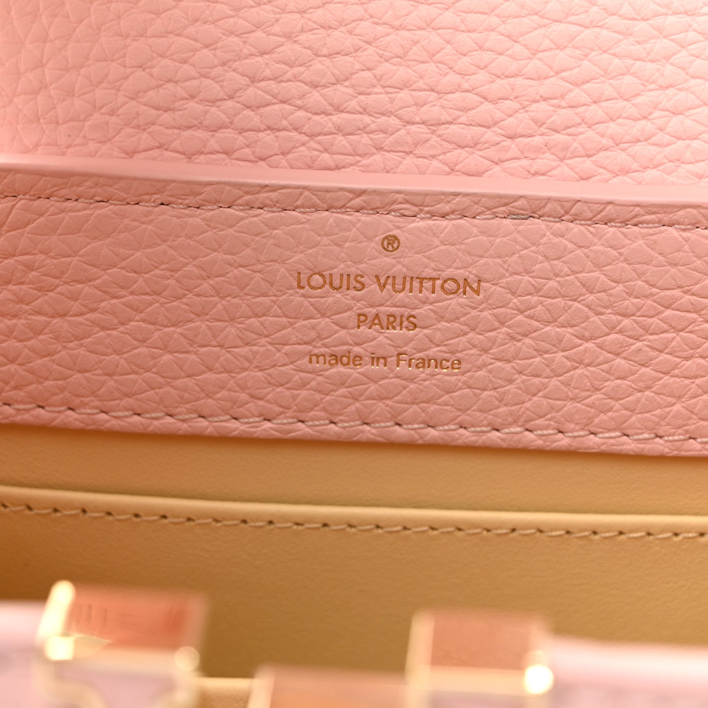 Taurillon Capucines Mini Bubble Gum Banane
