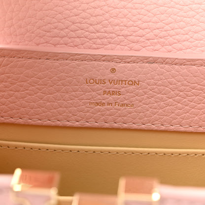 Louis Vuitton Taurillon Capucines Mini Bubble Gum Banane 6 of 9