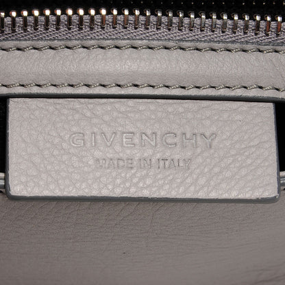 Givenchy Textured Calfskin Small Pandora Pure Flap Bag Pearl Grey 11 of 11