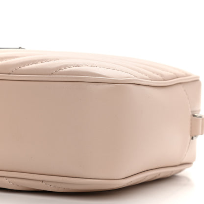 Saint Laurent Calfskin Matelasse Monogram Lou Camera Bag Marble Pink 10 of 12