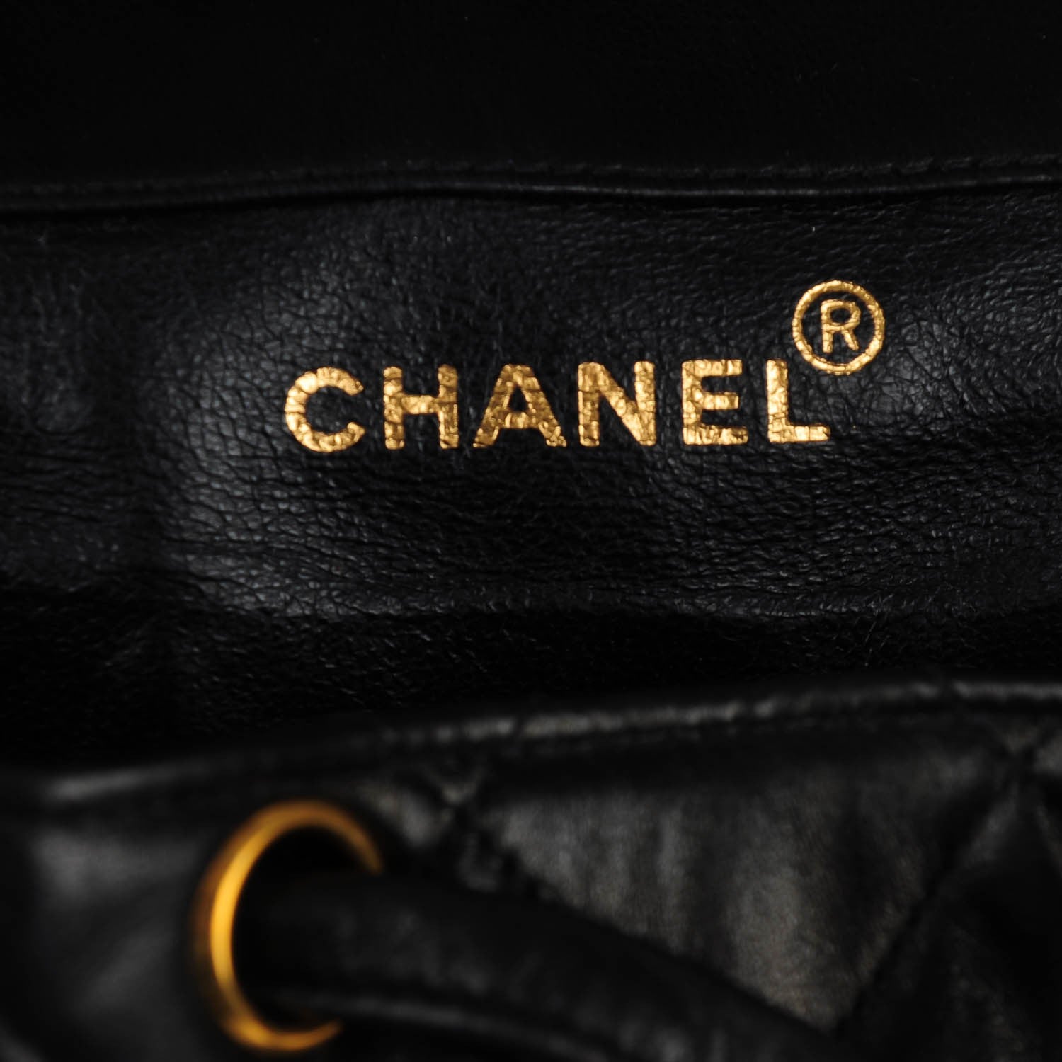 Chanel Lambskin Quilted Backpack Black 7 of 9