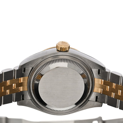 Rolex Stainless Steel 18K Yellow Gold Diamond 28mm Oyster Perpetual Datejust Watch Champagne 279173 4 of 5