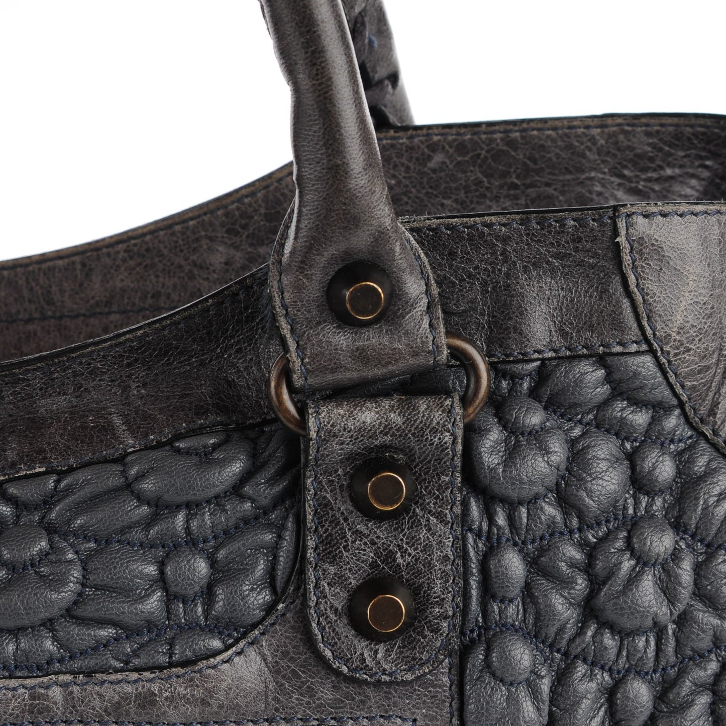 Smocked Agneau Classic Hardware City Anthracite