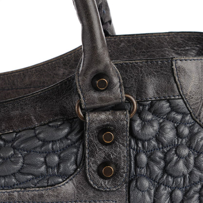 Balenciaga Smocked Agneau Classic Hardware City Anthracite 14 of 17
