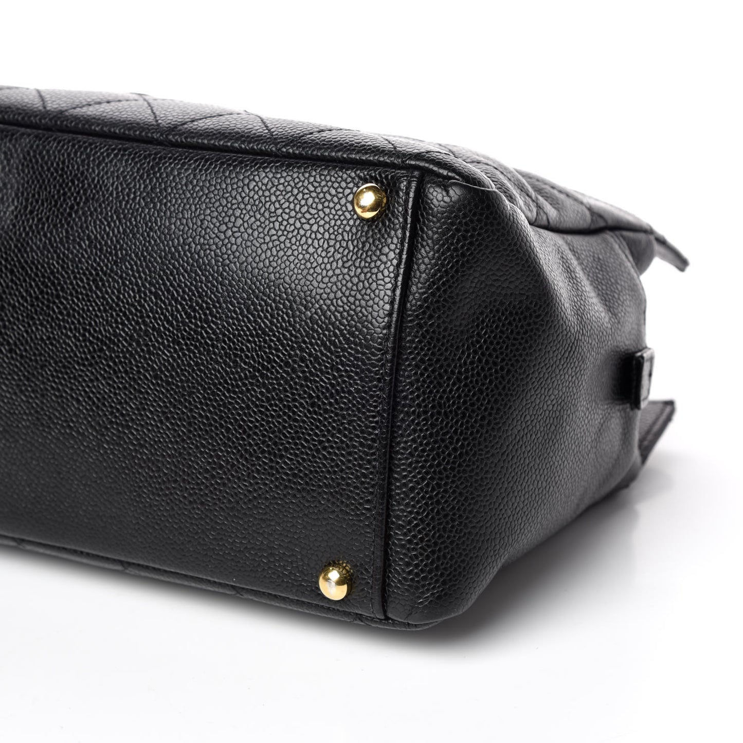 Caviar Quilted Petit Timeless Tote PTT Black