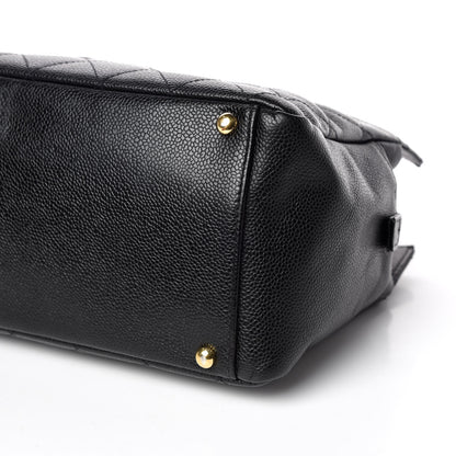 Chanel Caviar Quilted Petit Timeless Tote PTT Black 6 of 13