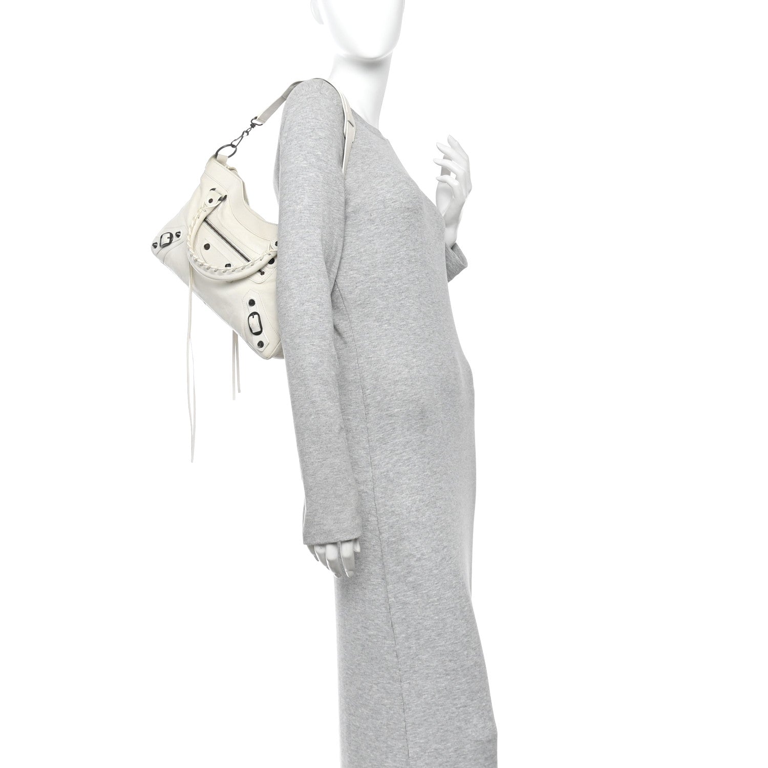 Balenciaga Agneau Classic Hardware First White Light 2 of 12