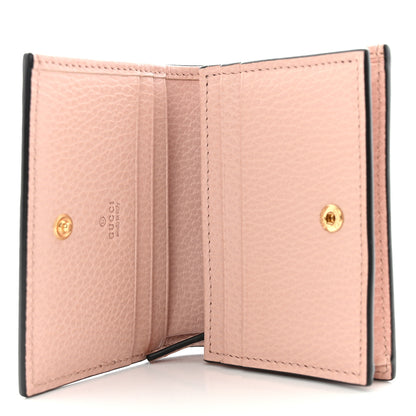 Gucci Dollar Calfskin GG Supreme Monogram GG Marmont Card Case Perfect Pink Beige Mystic White 5 of 7