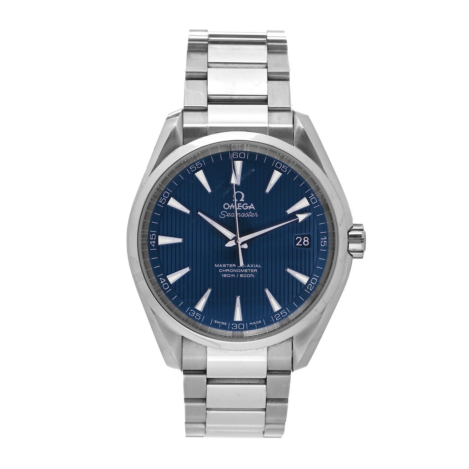 Omega Stainless Steel 41mm Seamaster Aqua Terra Master Co-Axial Chronometer Automatic Watch Blue 231.10.42.21.03.003 1 of 5