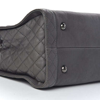 Chanel Calfskin Boy Reverso Shopping Tote Grey 9 of 11