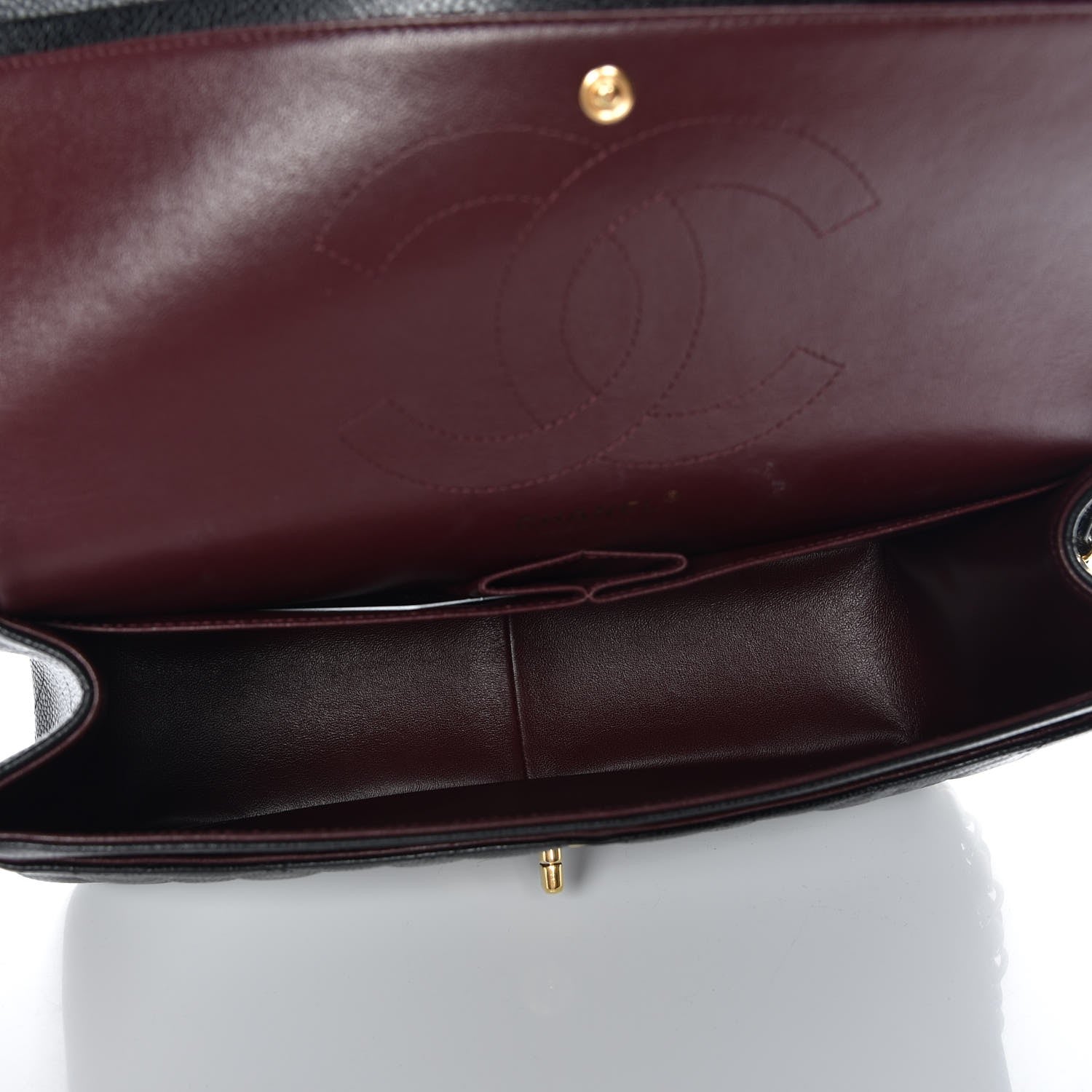 Chanel Caviar Quilted Jumbo Double Flap Black 5 of 9
