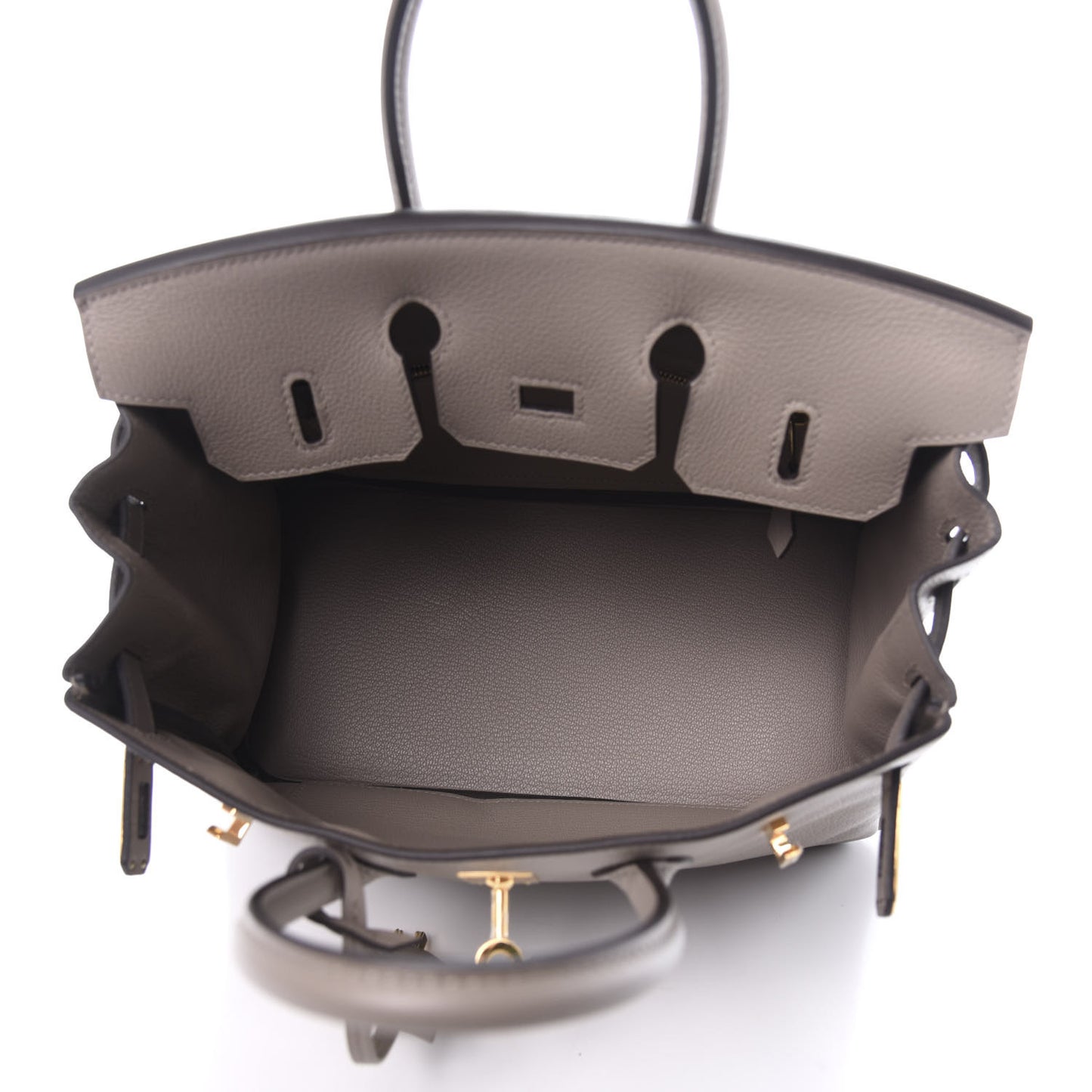 Taurillon Novillo Birkin 25 Gris Asphalte