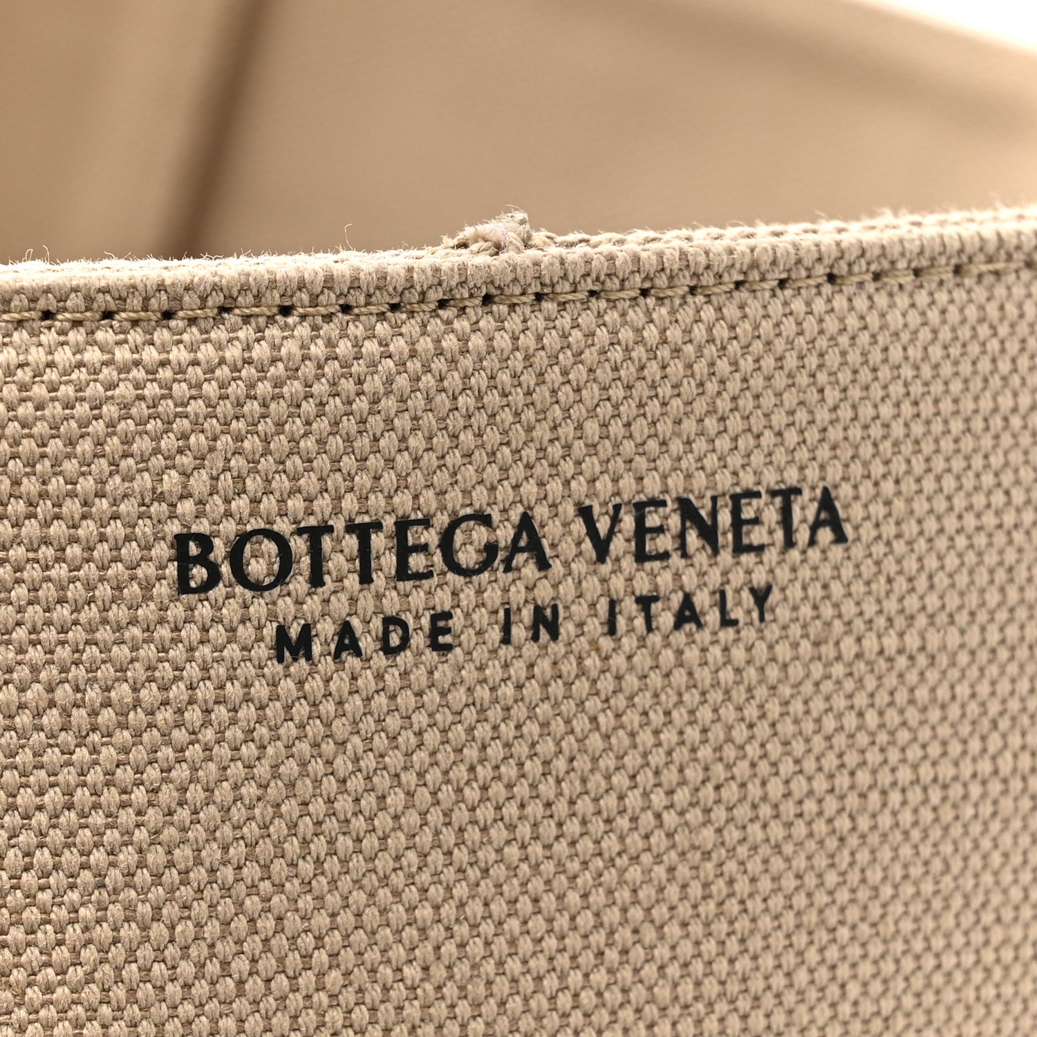 Bottega Veneta Canvas Intrecciato Large Arco Tote Beige Black 7 of 14
