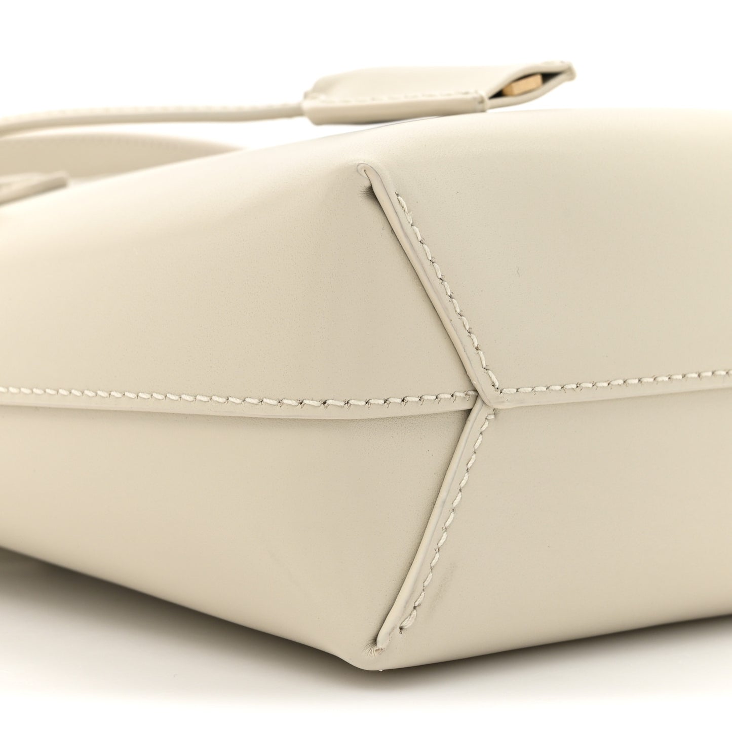 Calfskin Mini Toy Shopping Tote Crema Soft